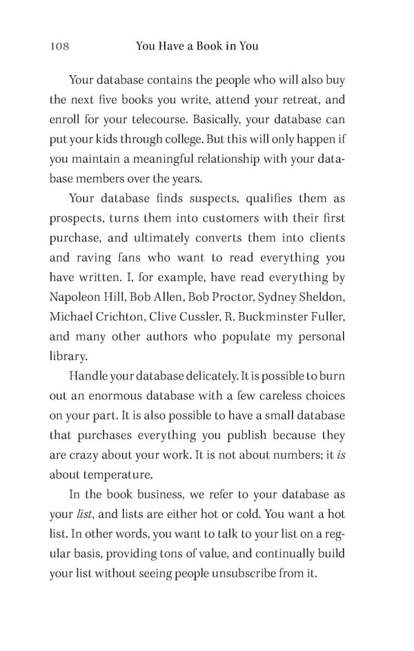 You Have A Book In You by Mark Victor Hansen - Page 115