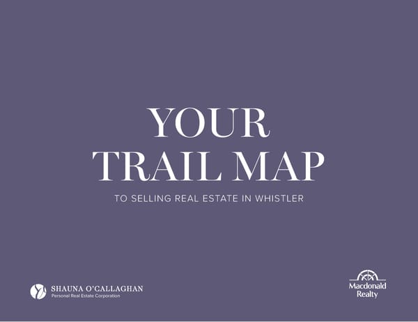 Your Trail Map - Page 1