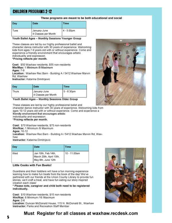 Program Guide Jan - June 2024 - Page 5