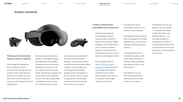 Meta 2023 Sustainability Report - Page 30