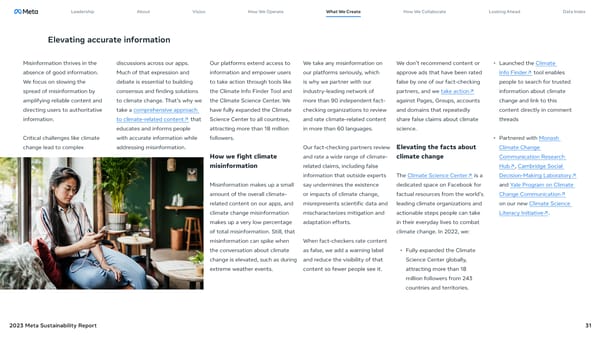 Meta 2023 Sustainability Report - Page 31