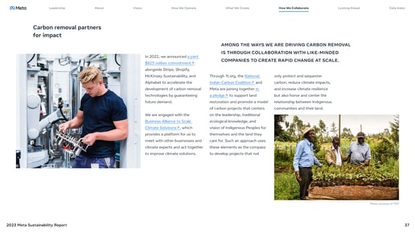 Meta 2023 Sustainability Report - Page 37