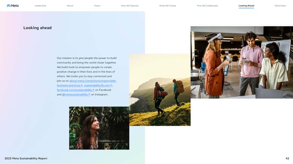 Meta 2023 Sustainability Report - Page 42