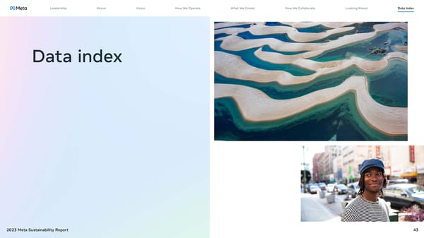 Meta 2023 Sustainability Report - Page 43