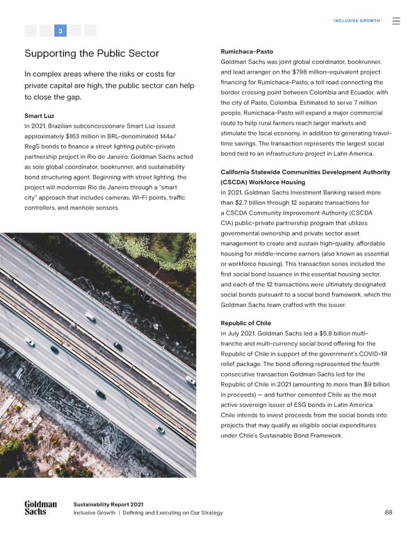 Goldman Sachs sustainability report - Page 68