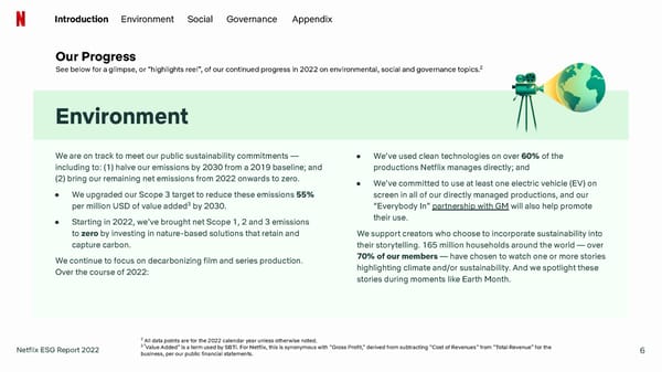 Netflix 2022 ESG Report - Page 6