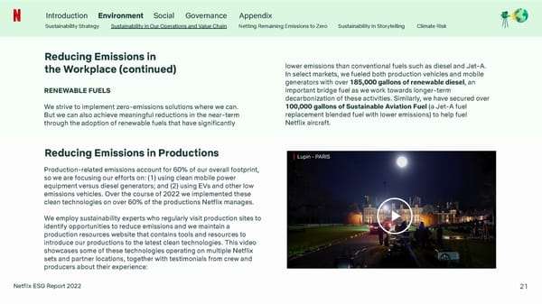 Netflix 2022 ESG Report - Page 21