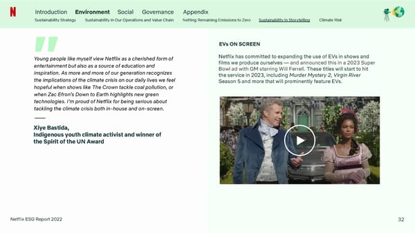 Netflix 2022 ESG Report - Page 32