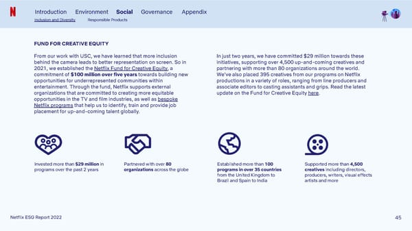 Netflix 2022 ESG Report - Page 45