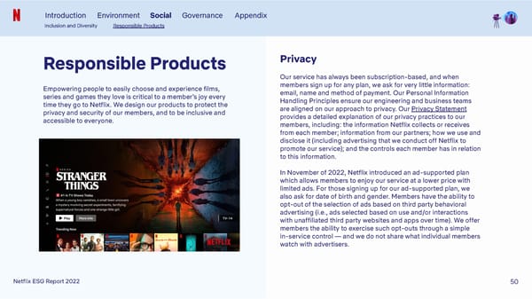 Netflix 2022 ESG Report - Page 50
