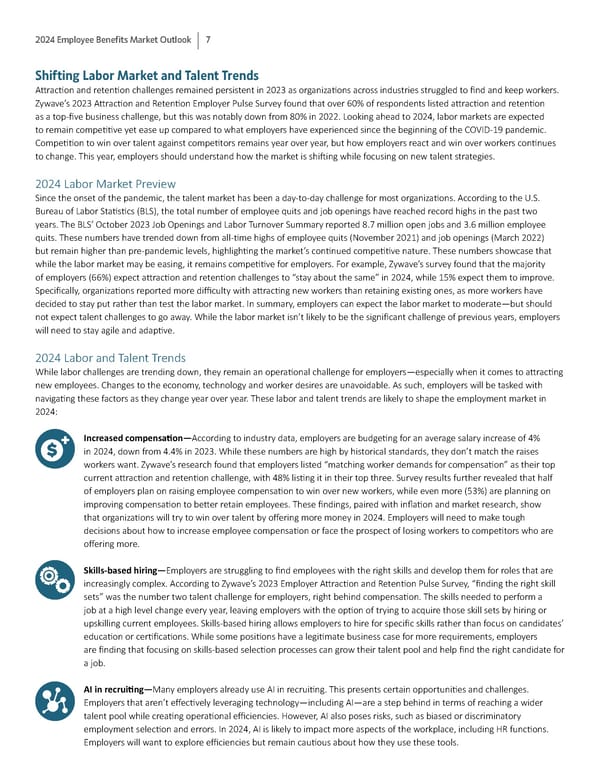 2024 Employee Benefits Market Outlook - Page 7