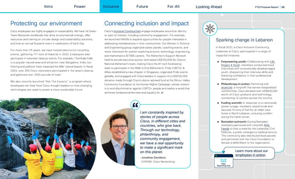 Cisco FY23 Purpose Report - Page 33