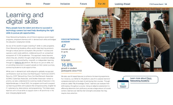 Cisco FY23 Purpose Report - Page 55