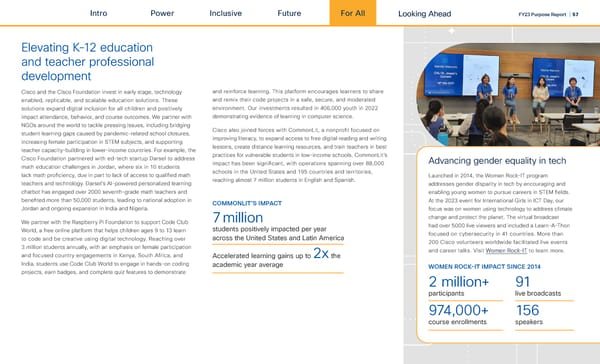 Cisco FY23 Purpose Report - Page 58