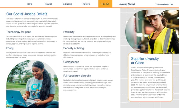 Cisco FY23 Purpose Report - Page 60