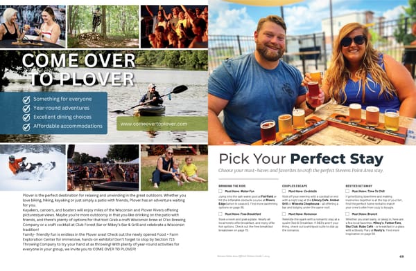 Stevens Point Area Visitors Guide 2024 - Page 35