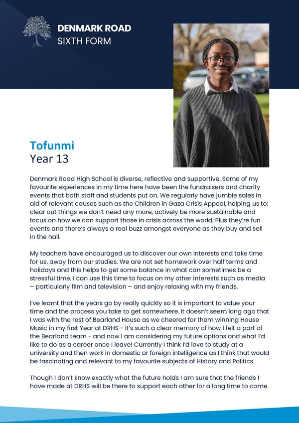 Meet Our Students (Sixth Form) - Page 7