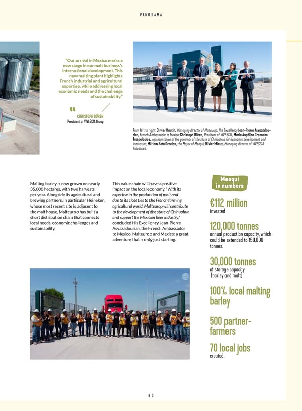 Integrated Report VIVESCIA Group | July 2022 - June 2023 - Page 65