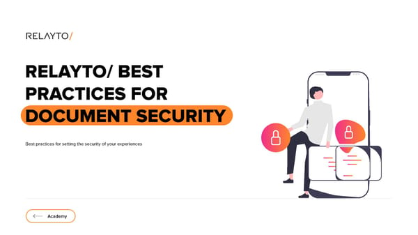 RELAYTO Best Practices for Document Security - Page 1
