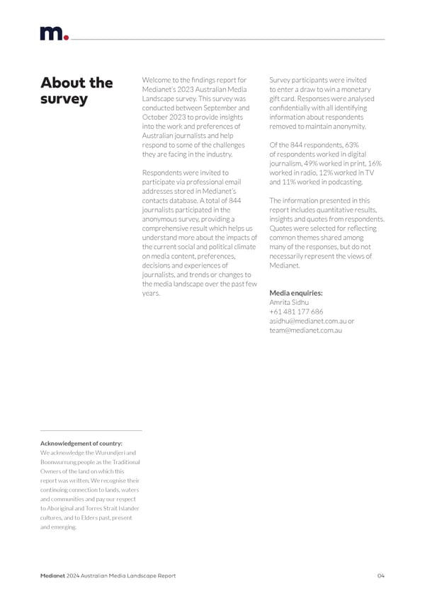 Medianet's 2024 Australian Media Landscape Report - Page 4