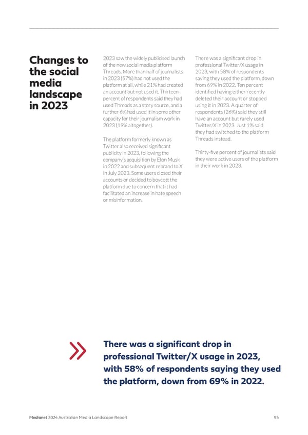 Medianet's 2024 Australian Media Landscape Report - Page 95