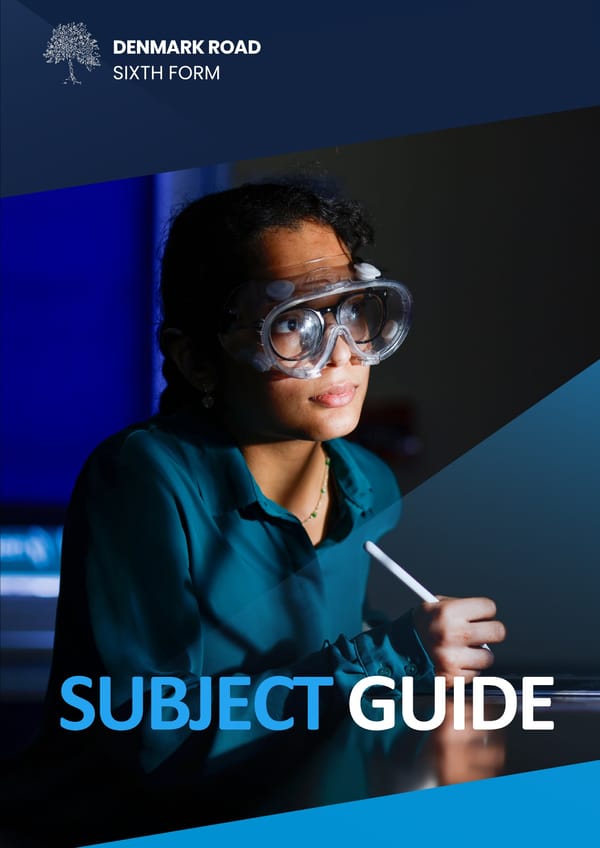 Subject Guide (Sixth Form) - Page 1