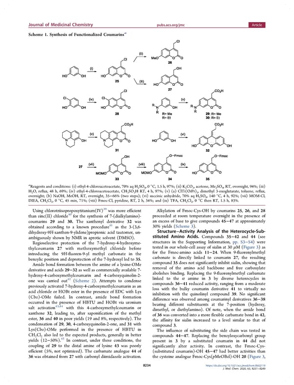 Amino Acids Bearing Aromatic or Heteroaromatic Substituents as a New Class of Ligands for the Lysosomal Sialic Acid Transporter Sialin - Page 4