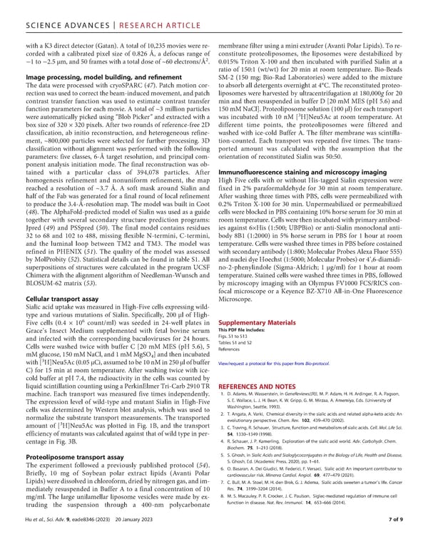 The molecular mechanism of sialic acid transport mediated by Sialin - Page 7