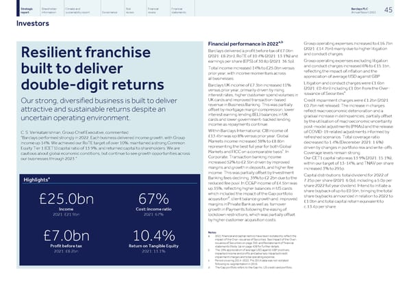 Barclays PLC - Annual Report - 2022 - Page 47