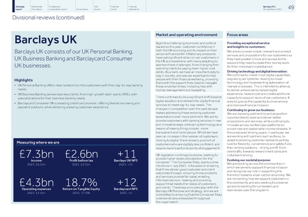 Barclays PLC - Annual Report - 2022 - Page 51