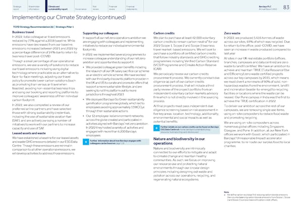 Barclays PLC - Annual Report - 2022 - Page 85