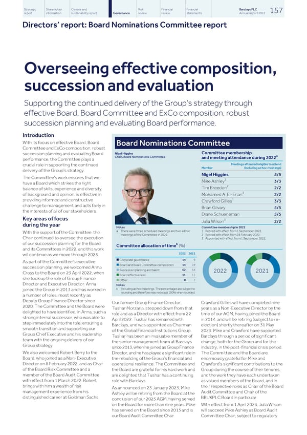 Barclays PLC - Annual Report - 2022 - Page 159