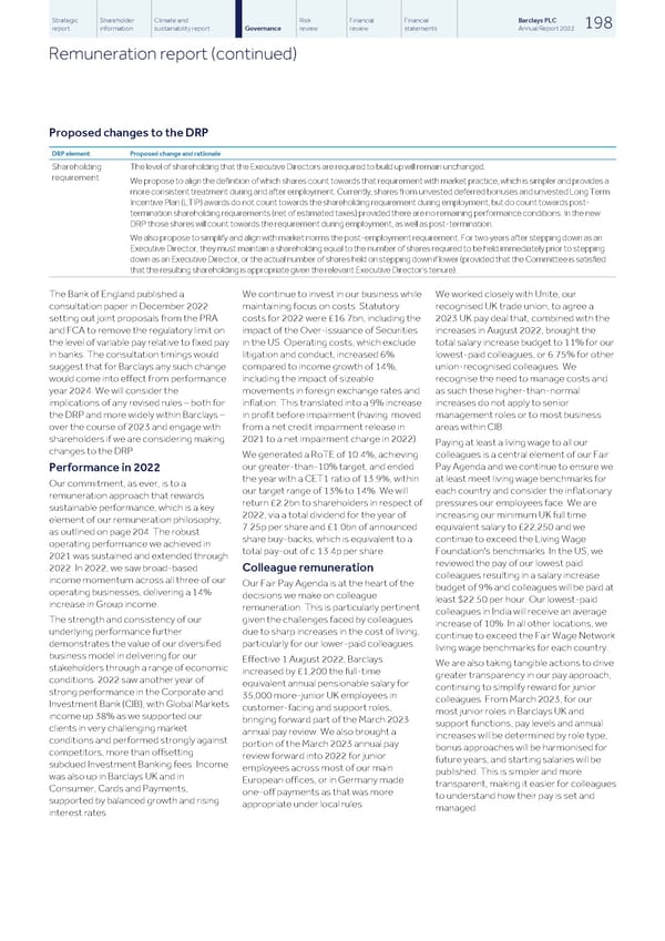 Barclays PLC - Annual Report - 2022 - Page 200