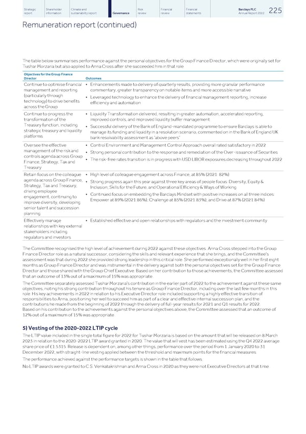 Barclays PLC - Annual Report - 2022 - Page 227