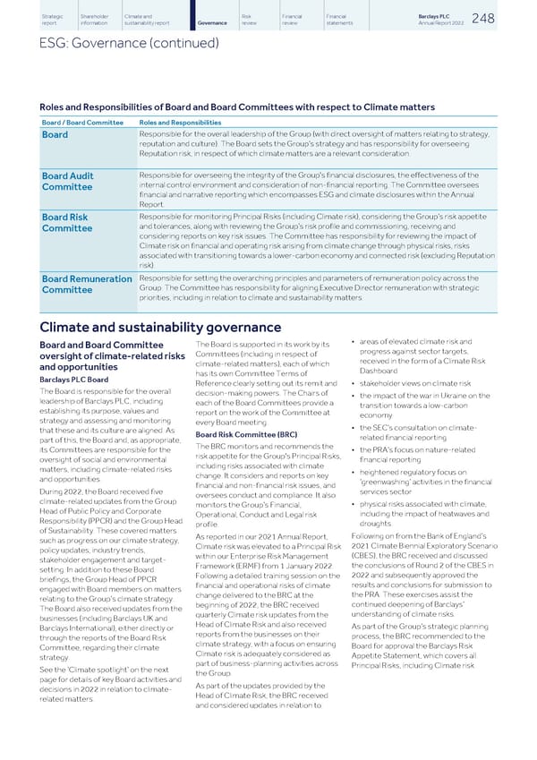 Barclays PLC - Annual Report - 2022 - Page 250