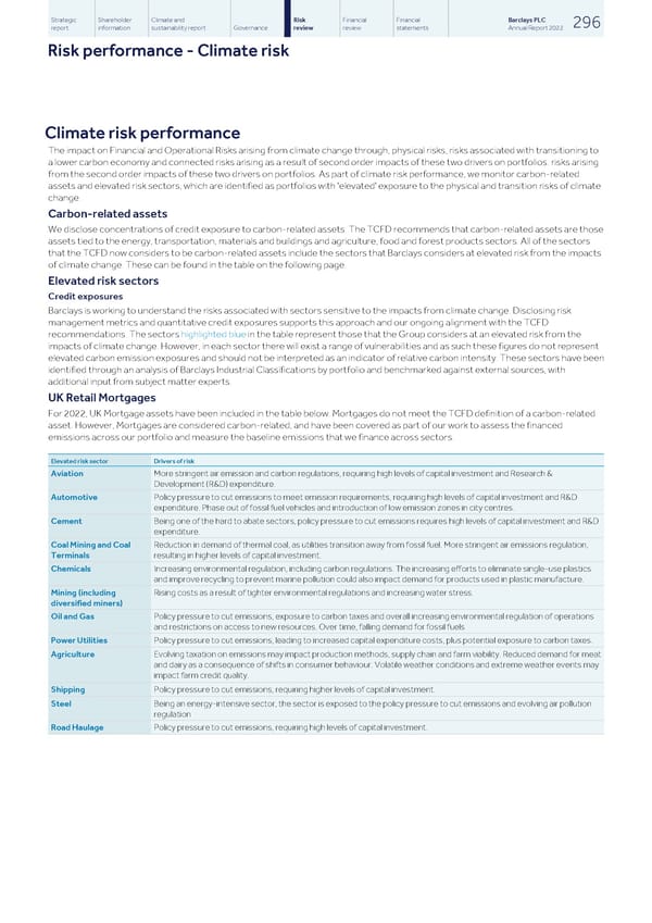 Barclays PLC - Annual Report - 2022 - Page 298