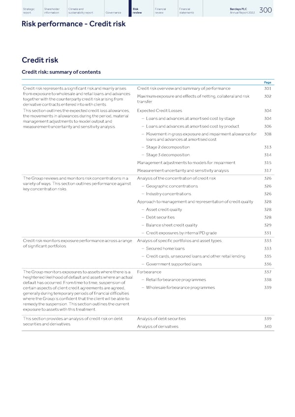 Barclays PLC - Annual Report - 2022 - Page 302