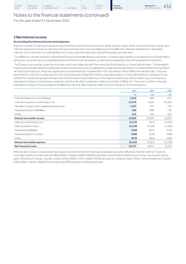 Barclays PLC - Annual Report - 2022 - Page 434