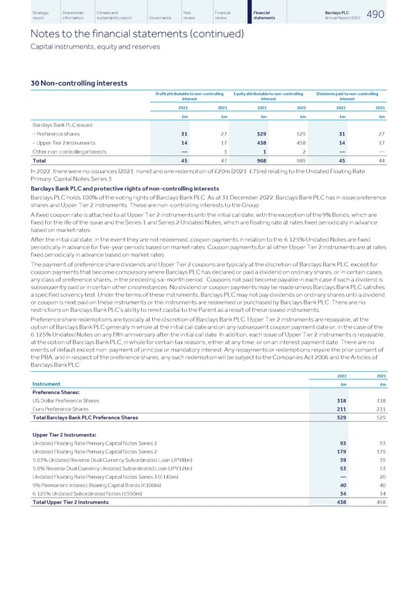 Barclays PLC - Annual Report - 2022 - Page 492