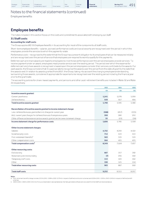 Barclays PLC - Annual Report - 2022 - Page 493