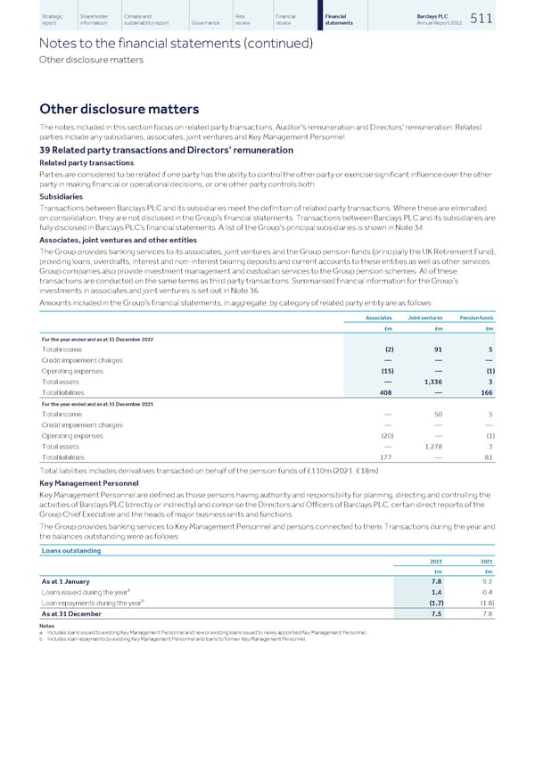 Barclays PLC - Annual Report - 2022 - Page 513