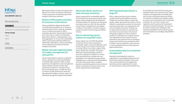 Infosys ESG report 2022-23 - Page 18