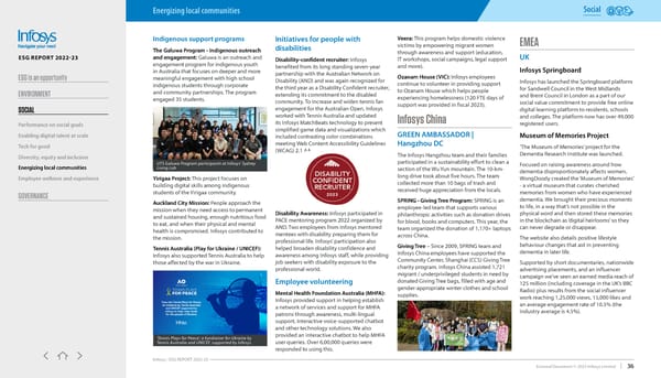 Infosys ESG report 2022-23 - Page 36