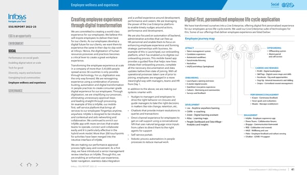 Infosys ESG report 2022-23 - Page 41