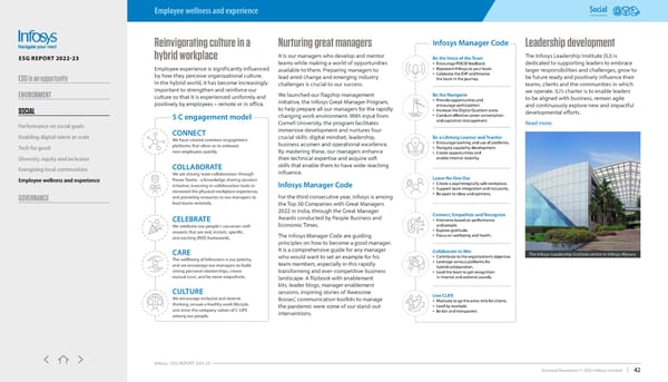 Infosys ESG report 2022-23 - Page 42