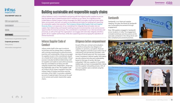 Infosys ESG report 2022-23 - Page 52