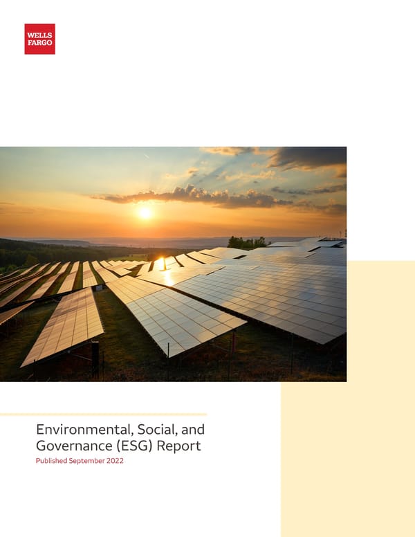 Environmental, Social, and Governance (ESG) Report - Page 1