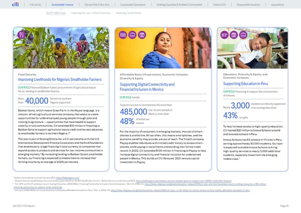 Global ESG Report 2022 Citi Bookmarked - Page 19