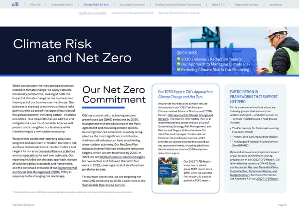 Global ESG Report 2022 Citi Bookmarked - Page 25