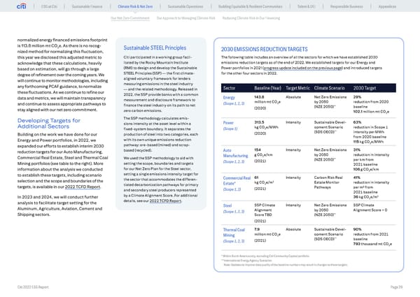 Global ESG Report 2022 Citi Bookmarked - Page 29